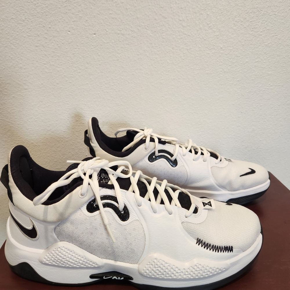 Nike PG 5 TB Promo White Black DM5045 Size 13.5